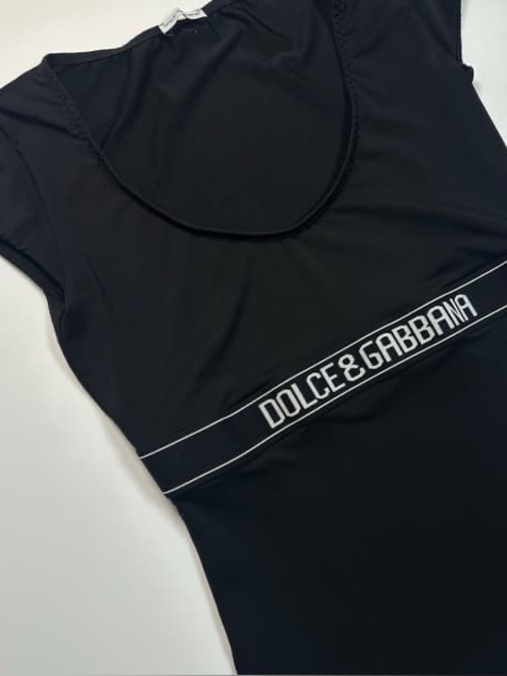Dolce & Gabbana Logo Cap Sleeve Tee